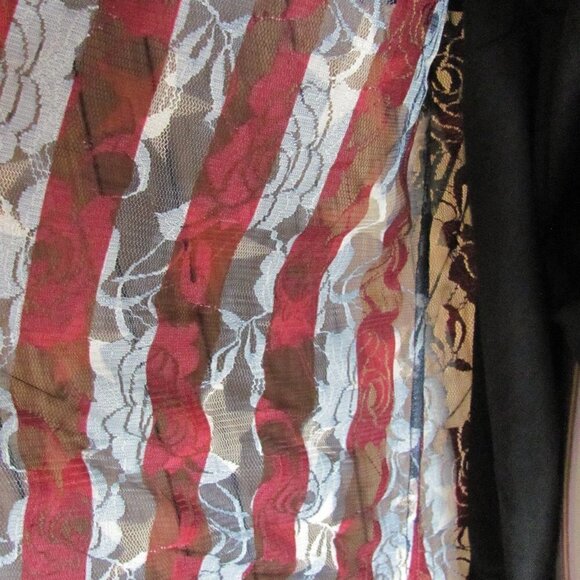 CRAZY TRAIN YAY USA LACE REVERSIABLE DUSTER - Picture 4 of 10